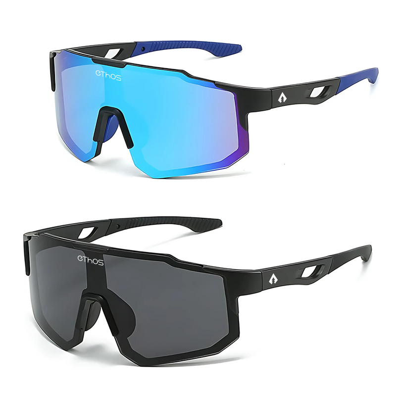 Kit 2 Windproof - Óculos de Sol para Corrida Ciclismo